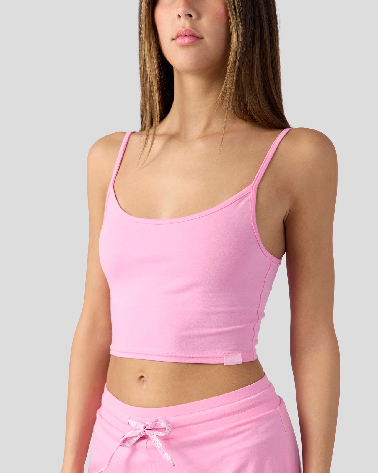 PSD Bubblegum Pink Modal - Cami Sleep Set - Cami Sleep Set