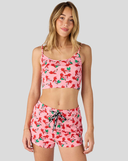 PSD Playboy Cherry Love Modal - Cami Sleep Set - Cami Sleep Set