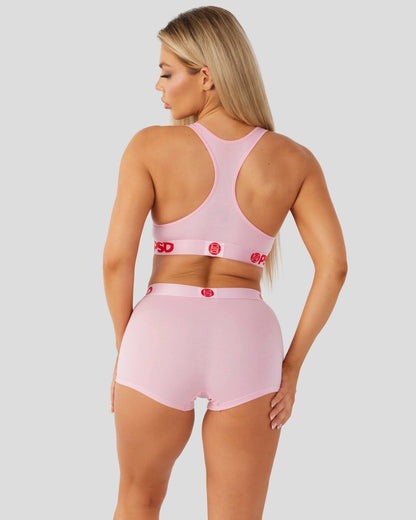 PSD Modal Solids - Pink - Boy Short - Modal