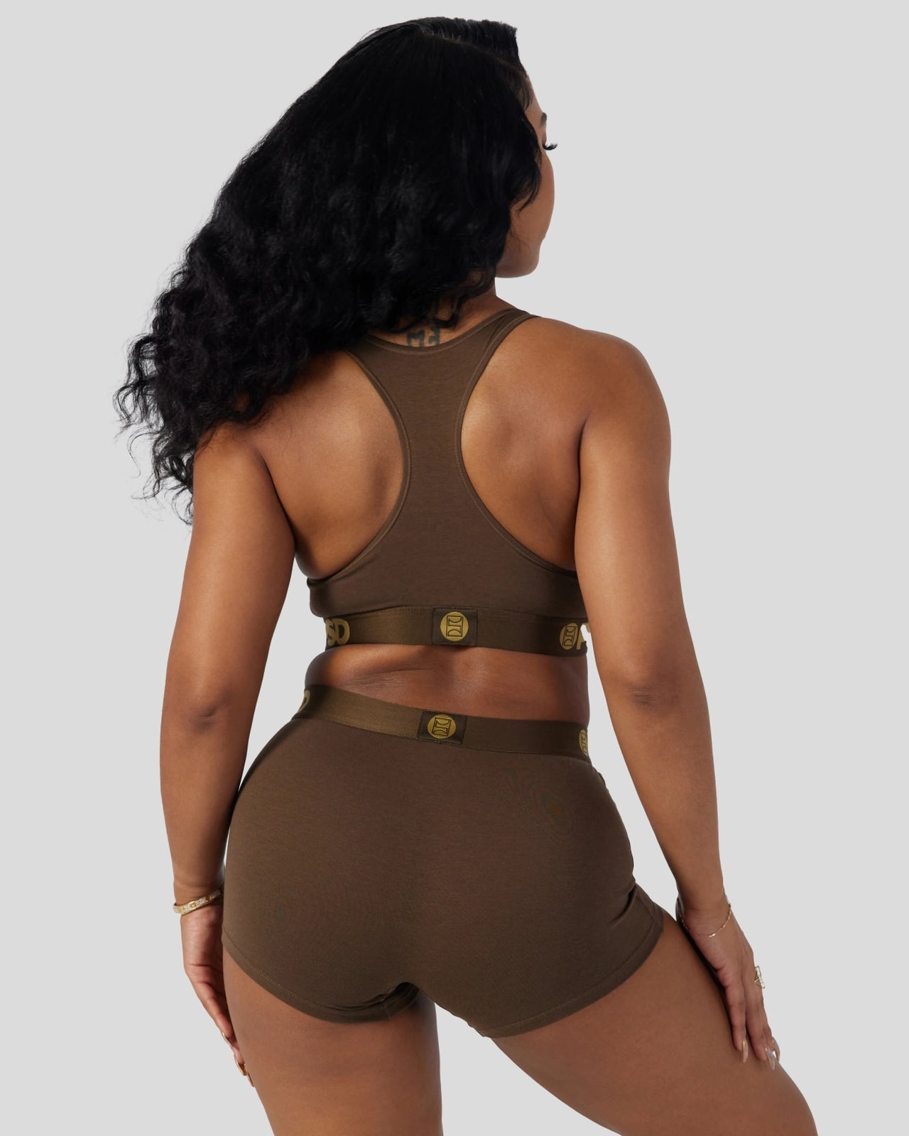 PSD Modal Solids - Cocoa - Sports Bra - Modal