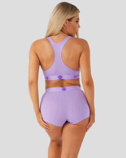 PSD Modal Solids - Lavender - Sports Bra - Modal