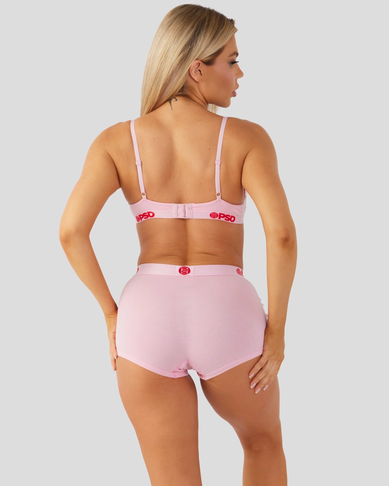 PSD Modal Solids - Pink - Triangle Bralette - Modal