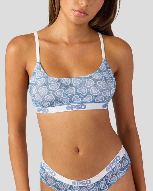 PSD Mesh - Country Rose - Scoop Bralette - Mesh
