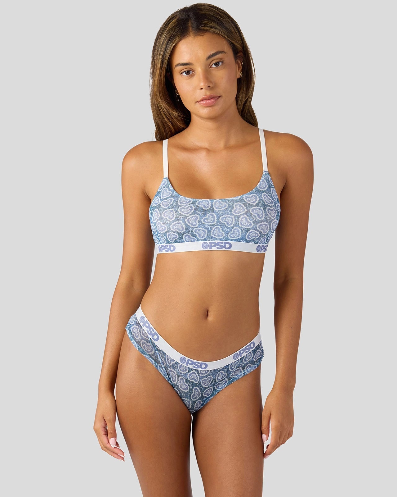 PSD Mesh - Country Rose - Scoop Bralette - Mesh