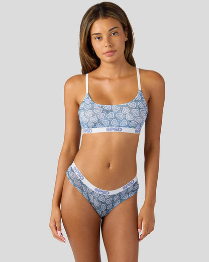 PSD Mesh - Country Rose - Scoop Bralette - Mesh