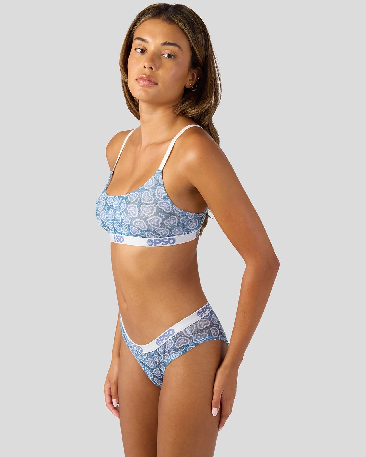 PSD Mesh - Country Rose - Scoop Bralette - Mesh