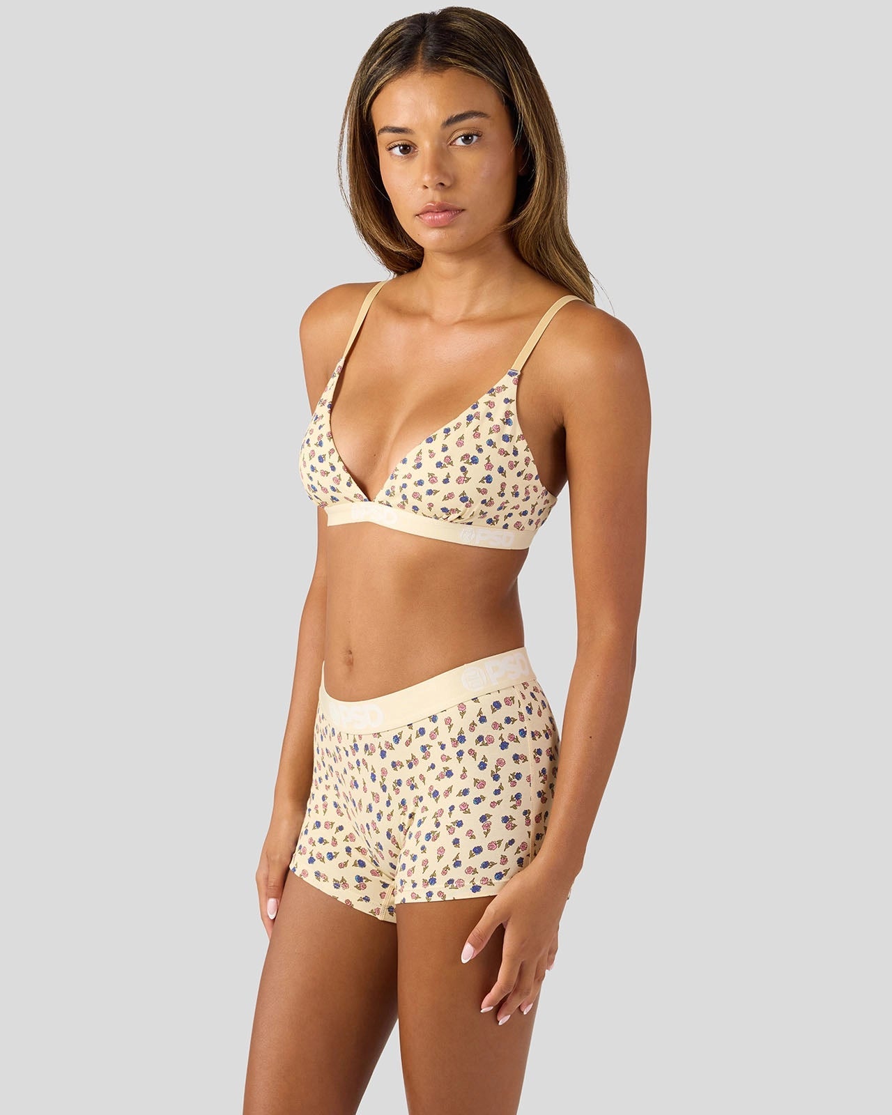PSD Modal - Western Ditzy - Triangle Bralette - Modal