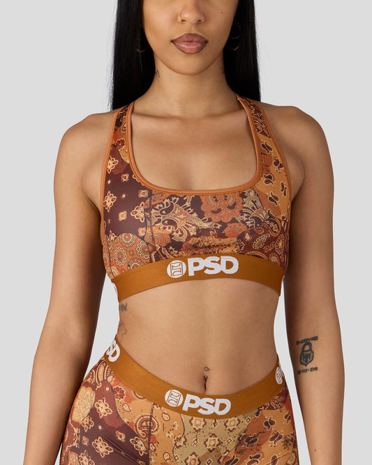 PSD Coco Paisley - Sports Bra