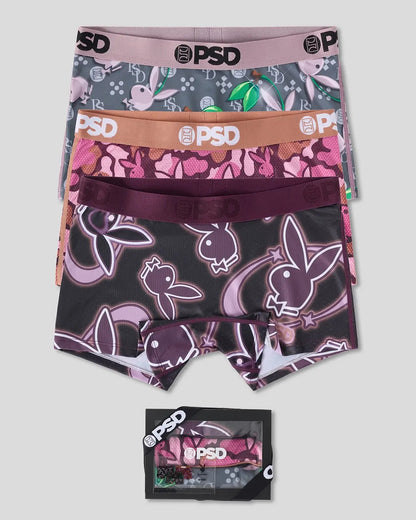 PSD 3 Pack - Playboy Tumble - Boy Short
