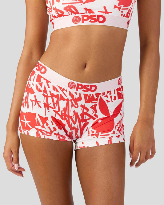 PSD Playboy - Red Tags - Boy Short