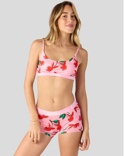 PSD Playboy - Cherry Love - Scoop Bralette