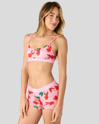 PSD Playboy - Cherry Love - Scoop Bralette