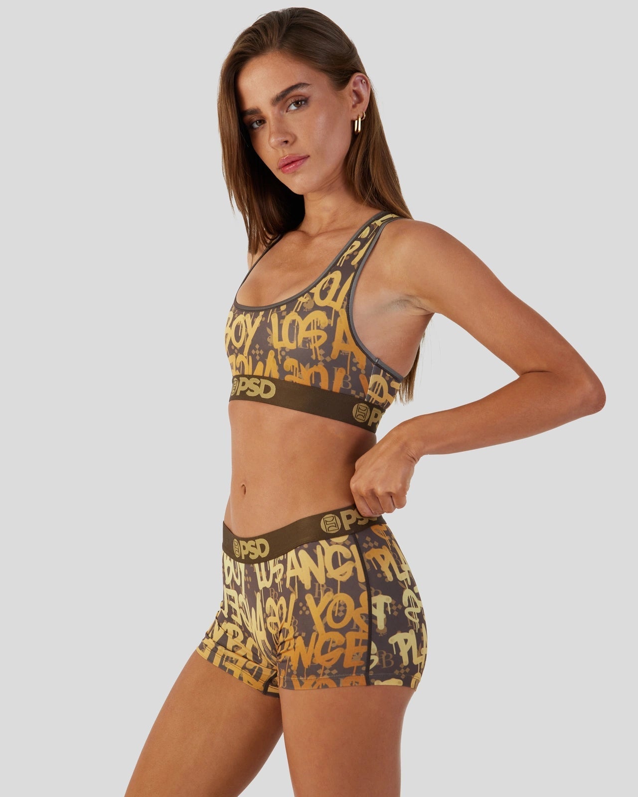 PSD Playboy - Graffiti Luxe - Sports Bra
