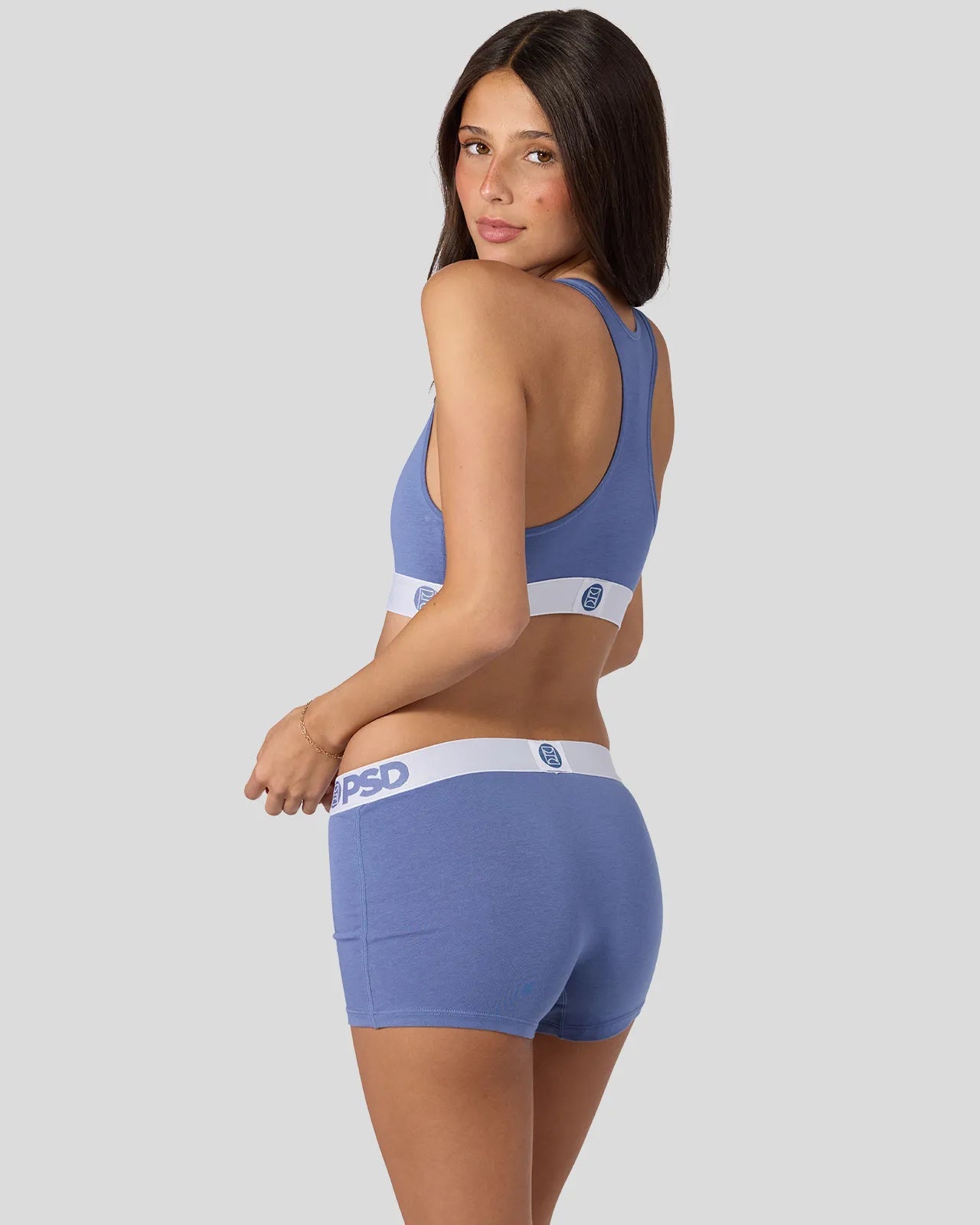 PSD Modal Solids - Blue Denim - Sports Bra - Modal