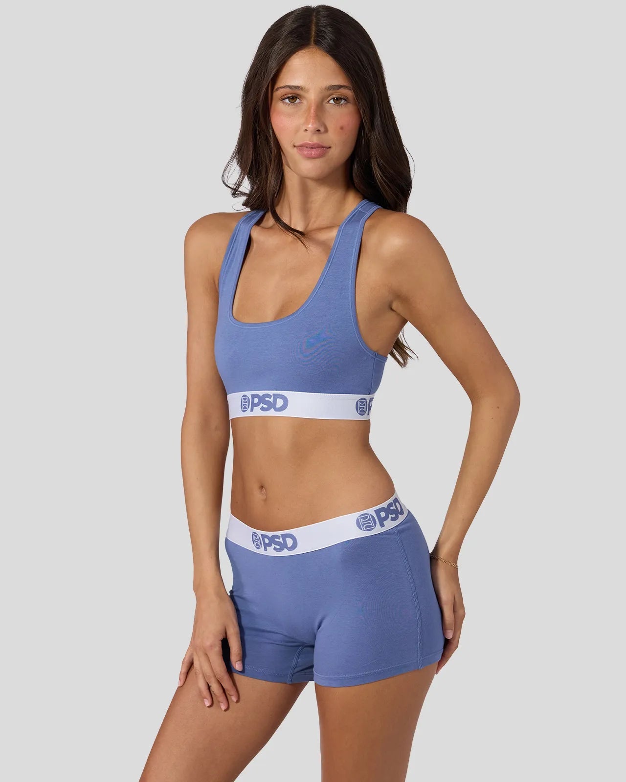 PSD Modal Solids - Blue Denim - Sports Bra - Modal