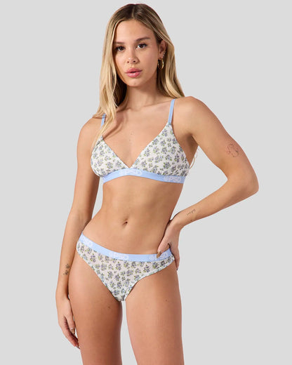 PSD Mesh - Sky Blossom - Thong - Mesh