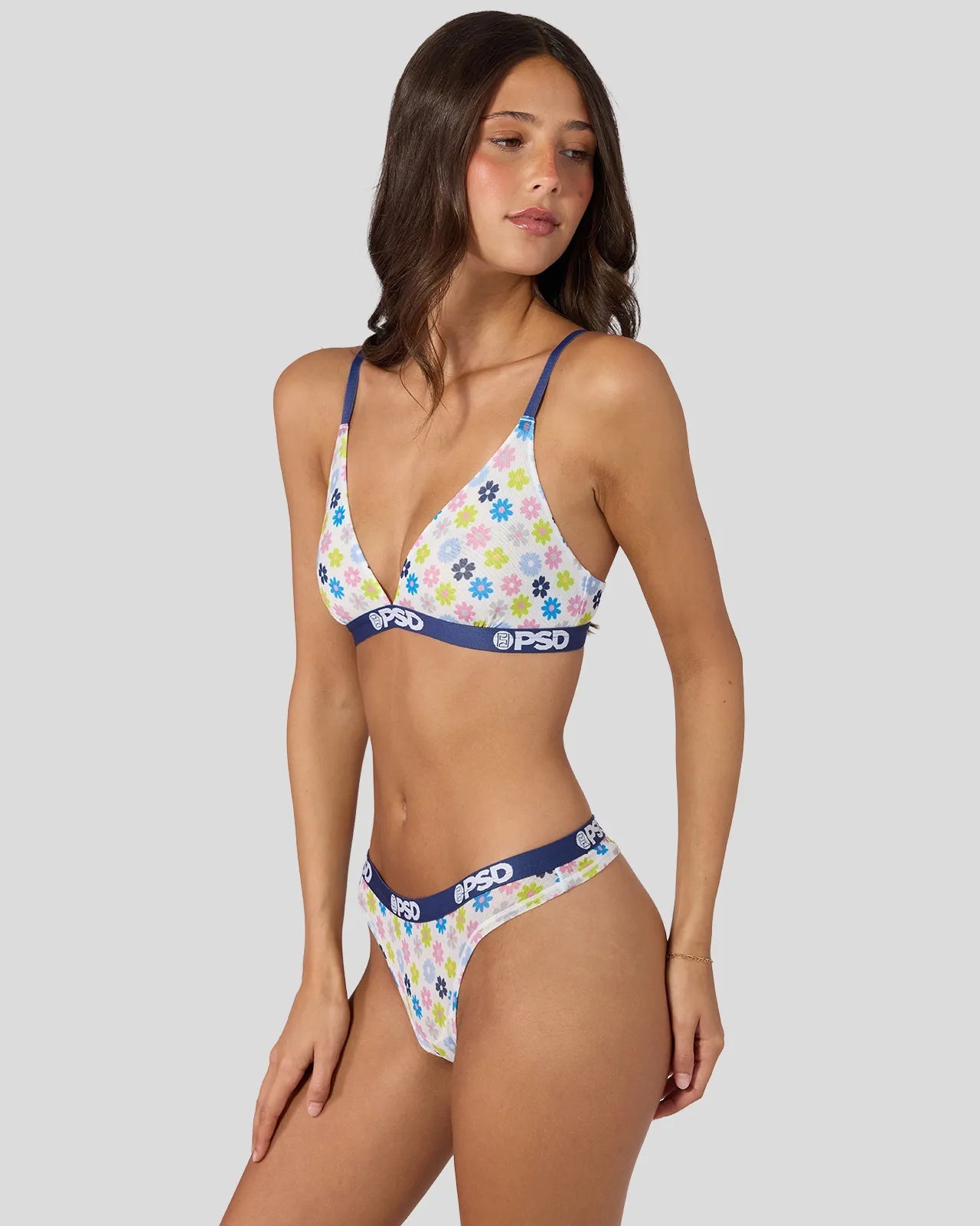 PSD Mesh - Garden Daze - Triangle Bralette - Mesh
