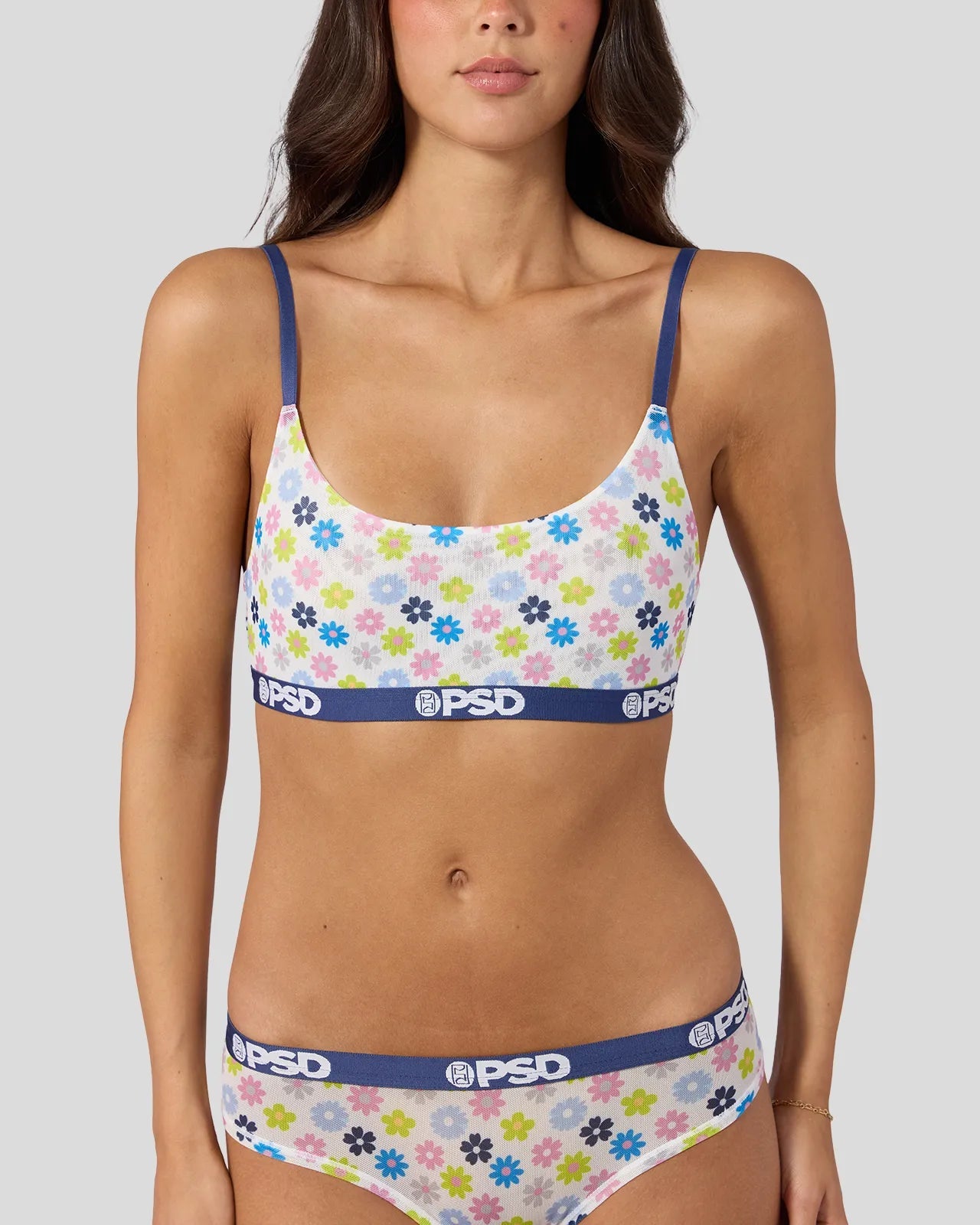 PSD Mesh - Garden Daze - Scoop Bralette - Mesh