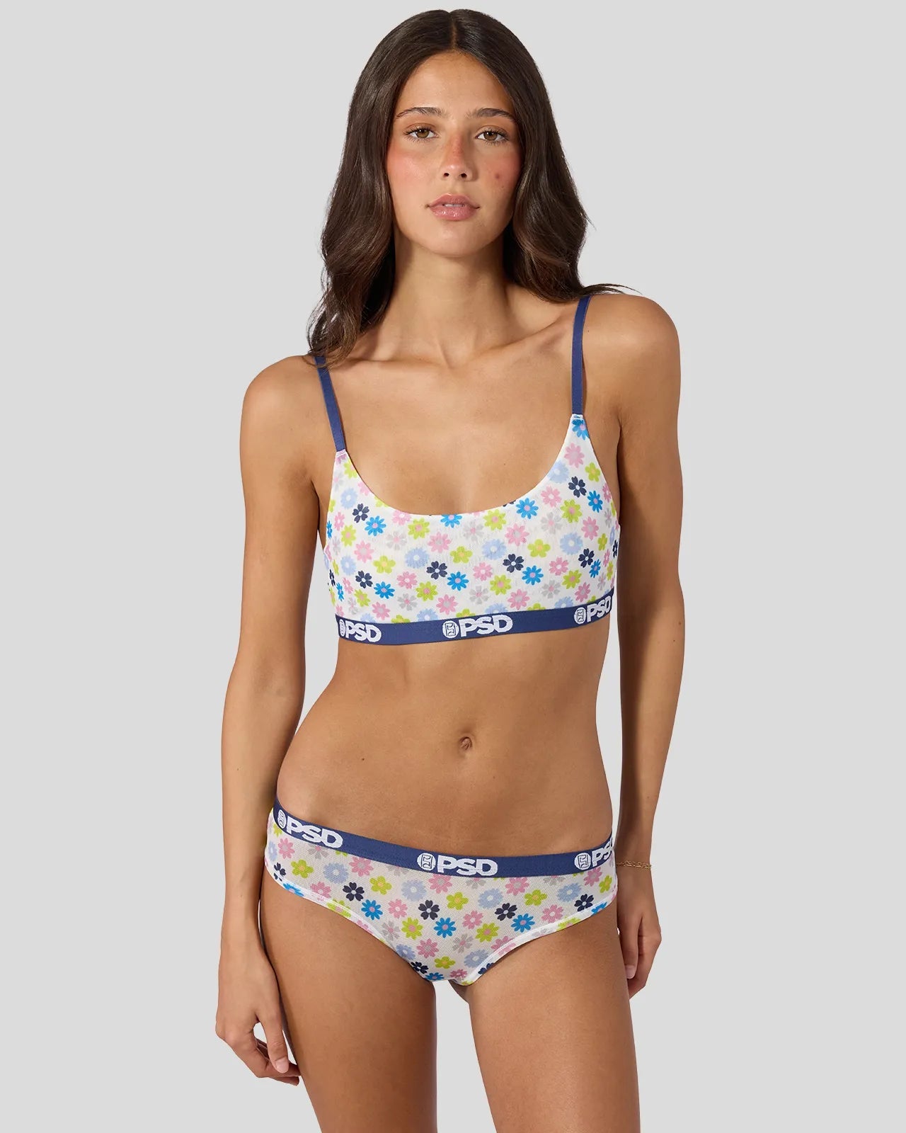 PSD Mesh - Garden Daze - Scoop Bralette - Mesh