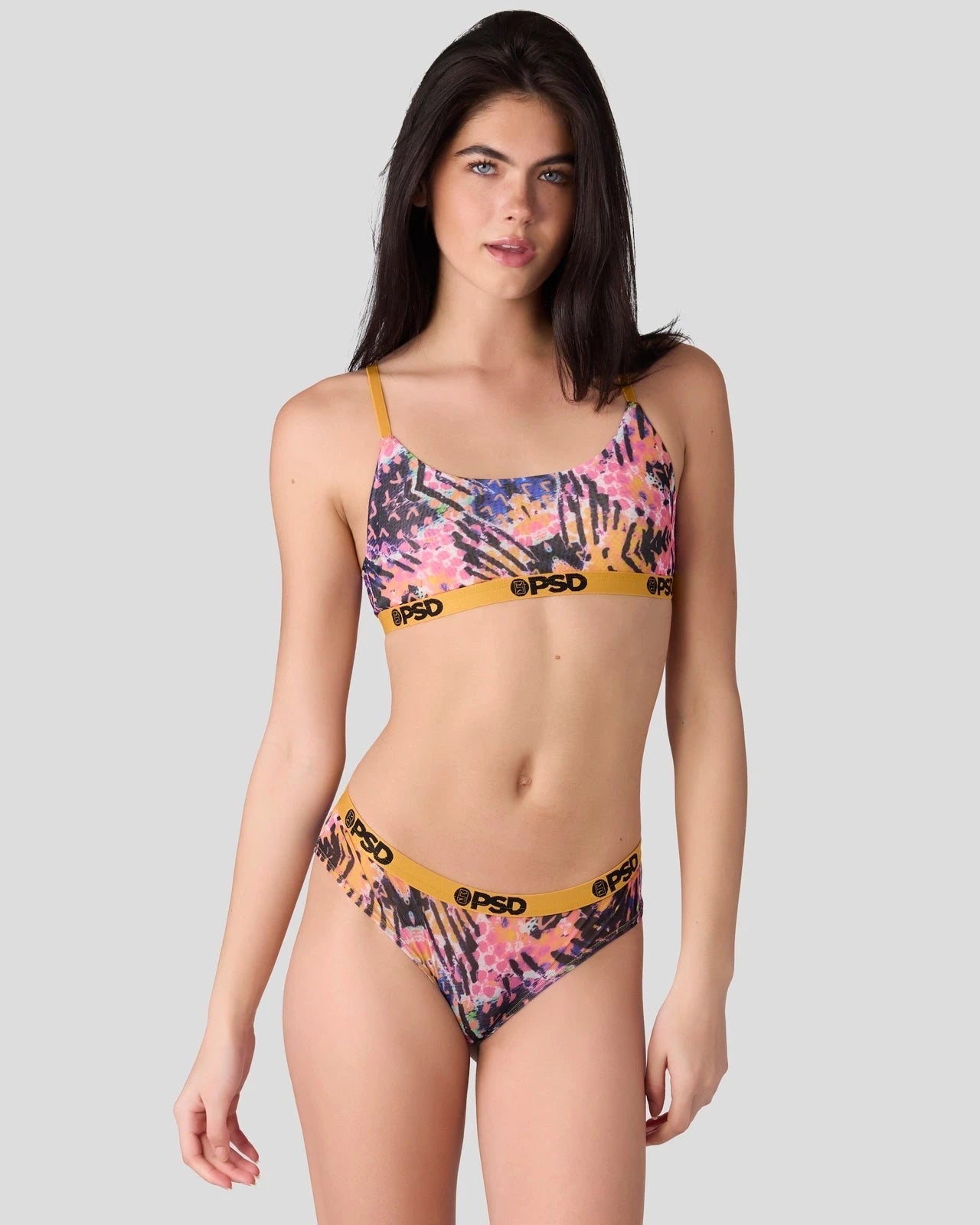 PSD Mesh - Vibin Snake - Scoop Bralette - Mesh