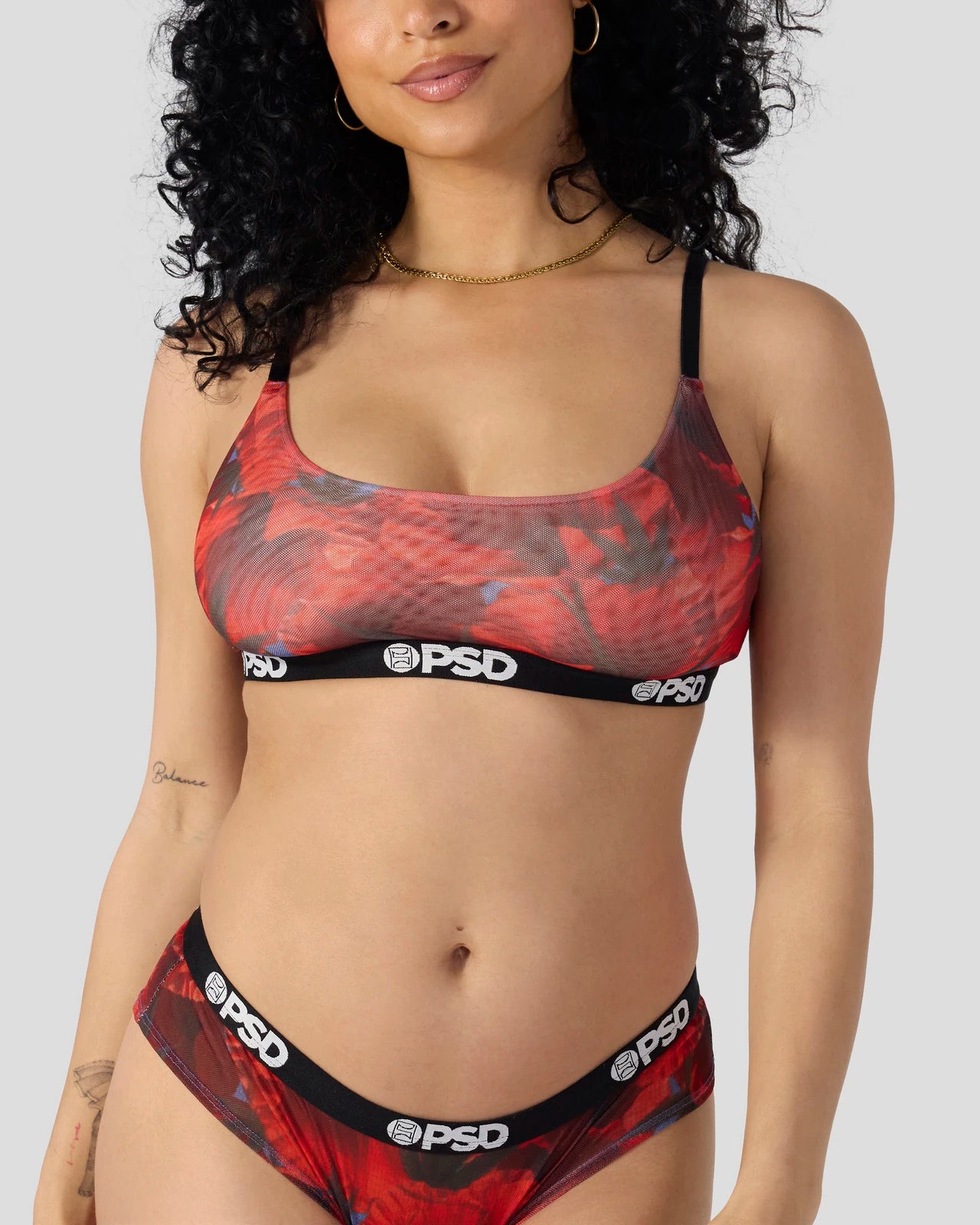 PSD Izabela Guedes - Poppy High - Scoop Bralette - Mesh