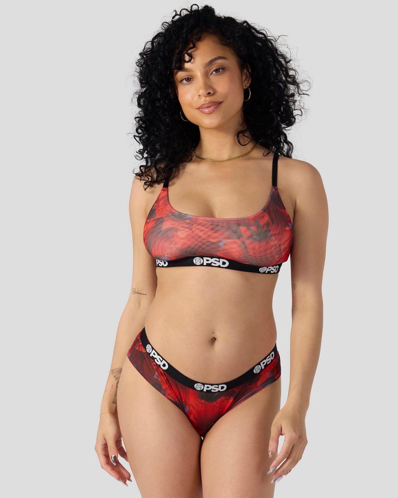 PSD Izabela Guedes - Poppy High - Scoop Bralette - Mesh