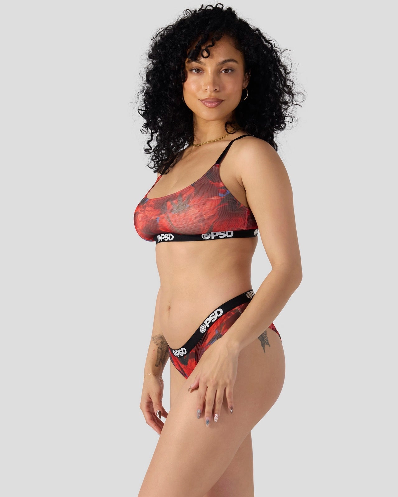 PSD Izabela Guedes - Poppy High - Scoop Bralette - Mesh
