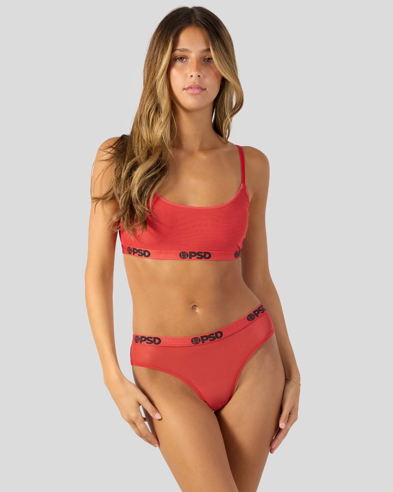PSD Mesh - Solid Red - Cheeky - Mesh