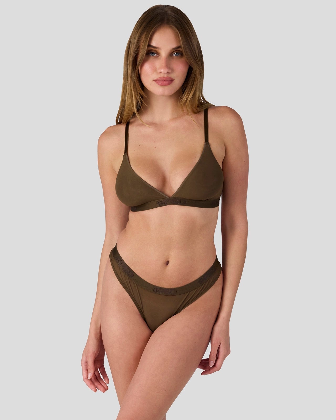 PSD Mesh - Solid Coco - Thong - Mesh