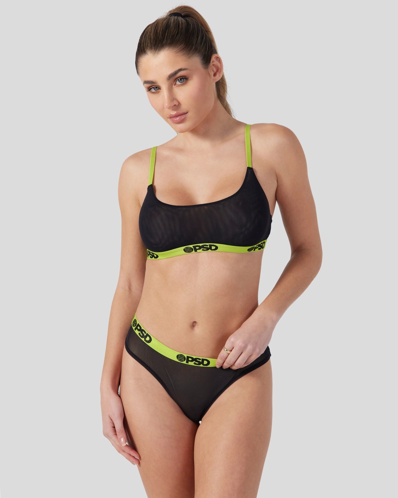 PSD Mesh - Solid Black - Cheeky - Mesh