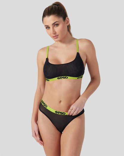 PSD Mesh - Solid Black - Cheeky - Mesh