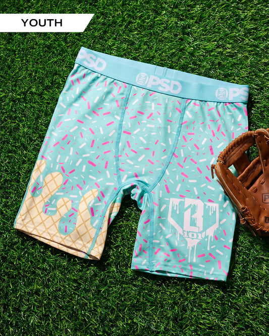PSD Baseball Lifestyle 101 - Ice Cream - Youth Underwear