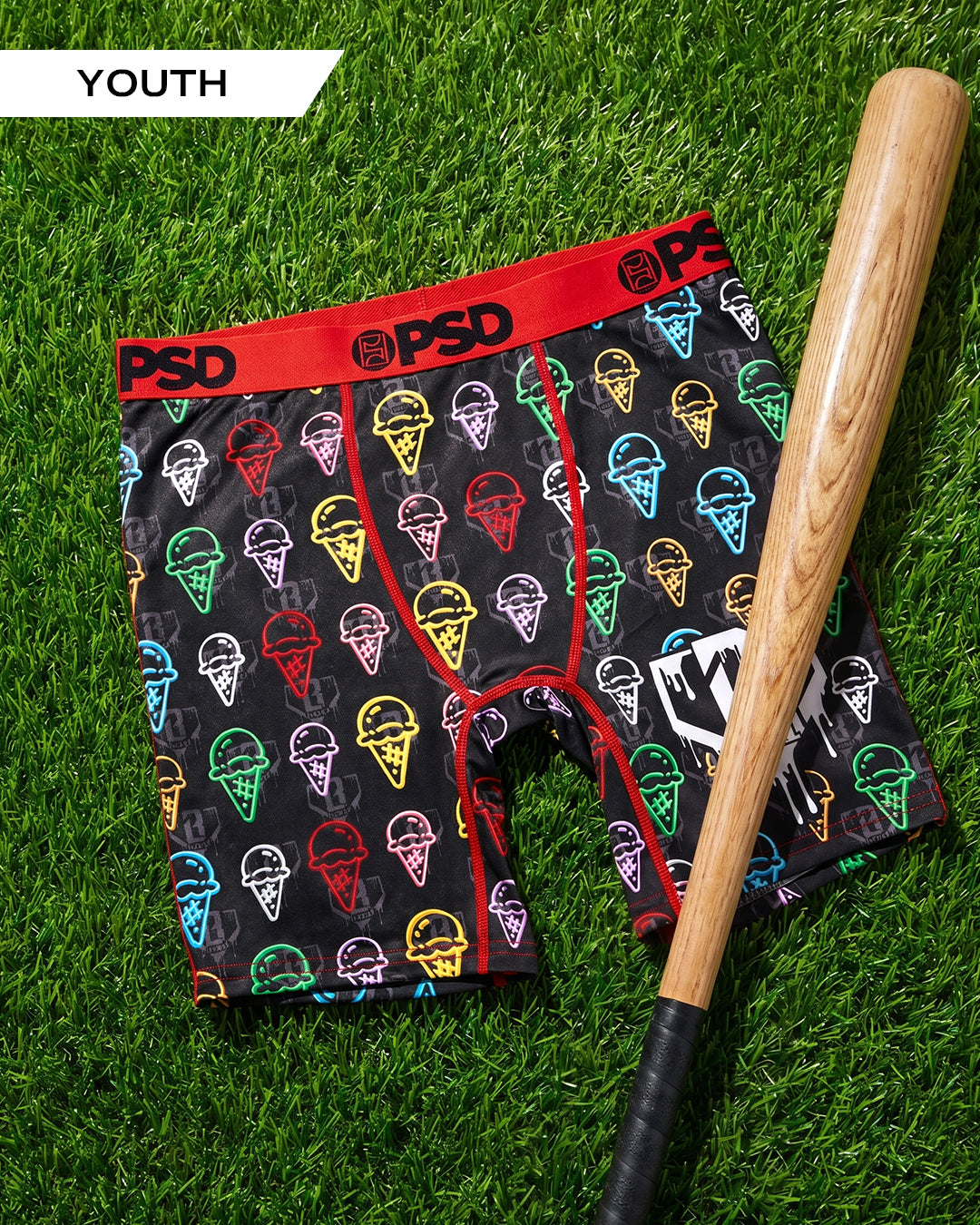 PSD Baseball Lifestyle 101 - Scoops - Youth Underwear