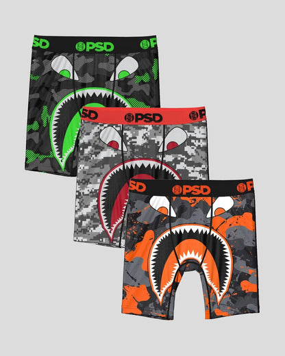 PSD 3 Pack - Warface Camo Ops - Youth Underwear