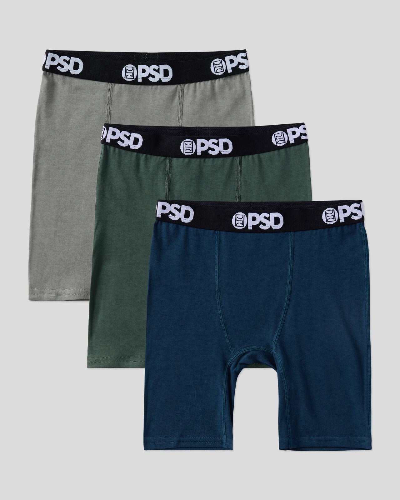 PSD Solids 3 Pack - Night - Youth Underwear - Cotton