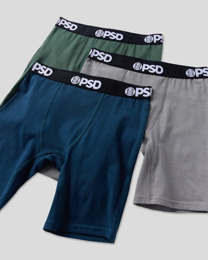 PSD Solids 3 Pack - Night - Youth Underwear - Cotton