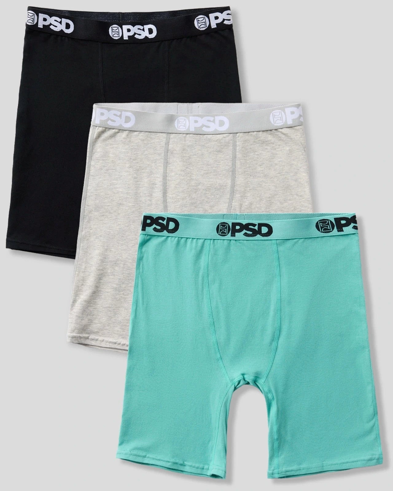 PSD Solid 3 Pack - Sea - Youth Underwear - Cotton