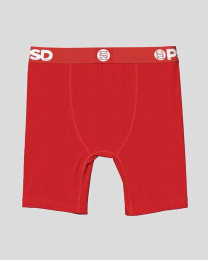 PSD Solids 3 Pack - Core Red - Youth Underwear - Cotton