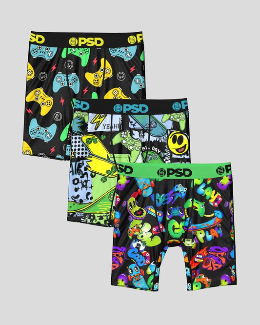 PSD 3 Pack - Gamer Hype - Youth Underwear