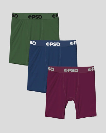 PSD Solids 3 Pack - Dark - Youth Underwear - Cotton