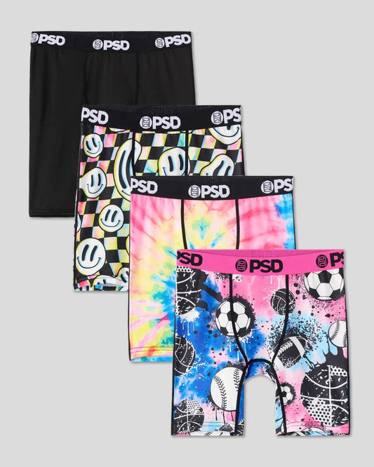 PSD 4 Pack - Happy Pro - Youth Underwear
