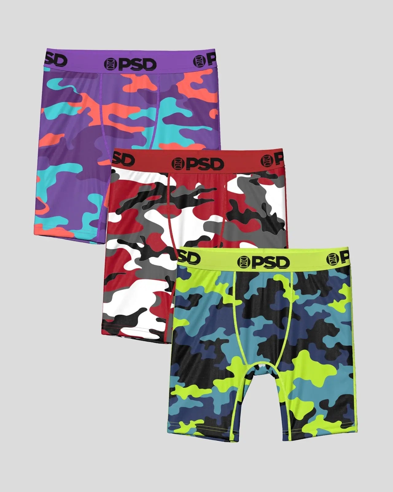 PSD 3 Pack - Camo Ops - Youth Underwear