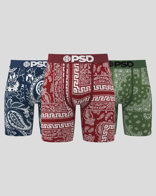 PSD 3 Pack - Dark Bandana - Standard Length