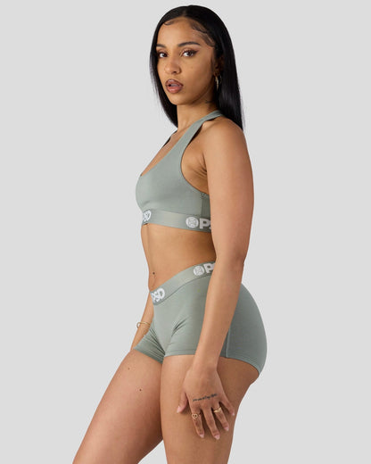 PSD Modal Solids - Sage - Boy Short - Modal