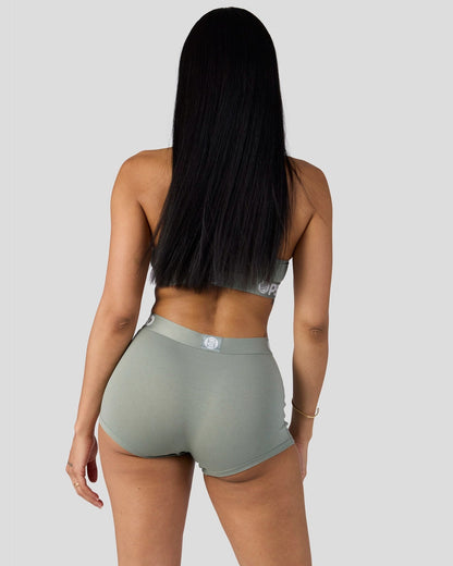 PSD Modal Solids - Sage - Boy Short - Modal