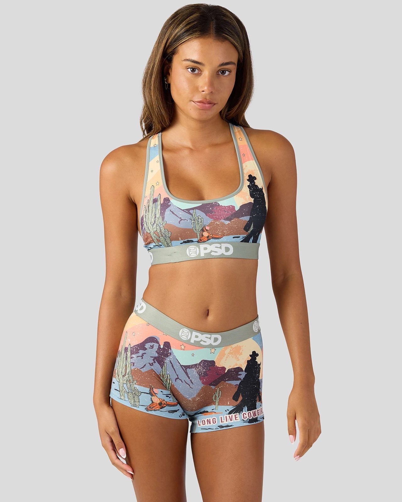 PSD Desert Sunset - Sports Bra