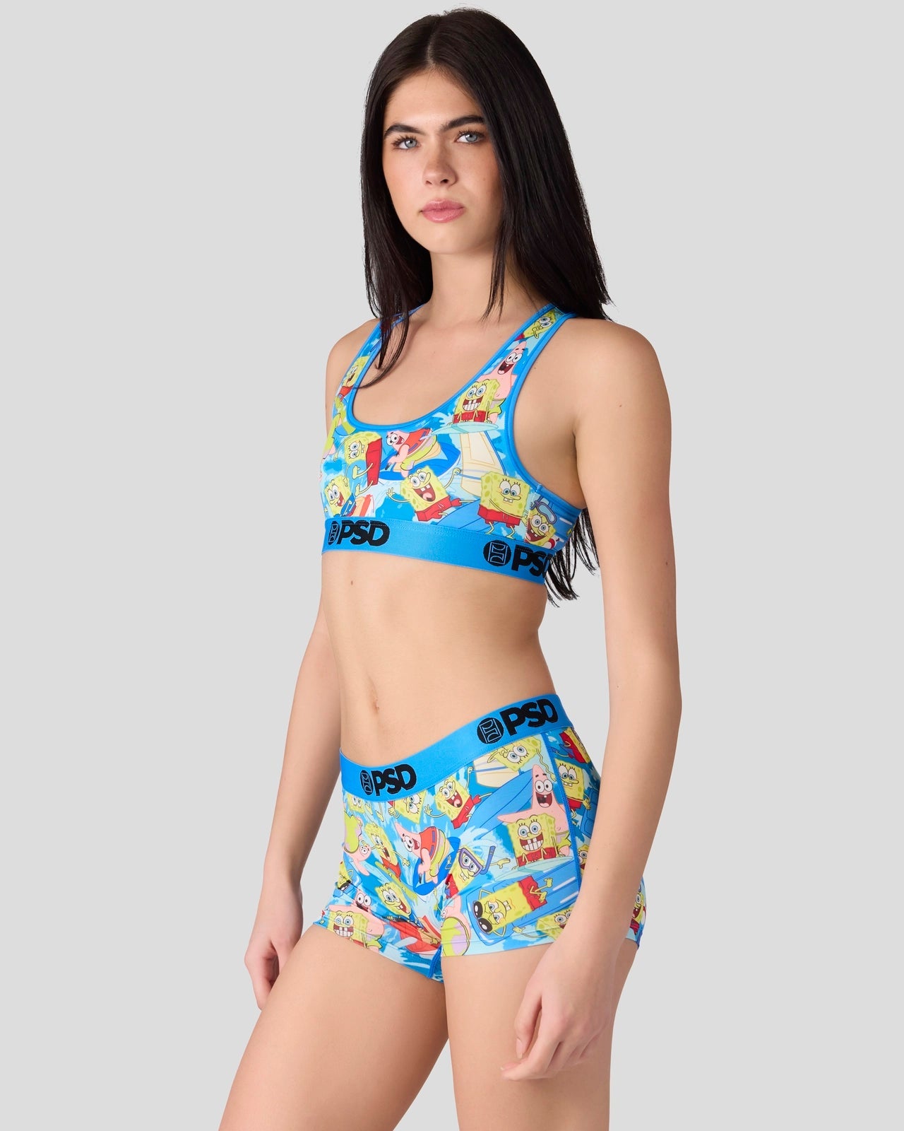 PSD SpongeBob SquarePants - Surfin' - Sports Bra