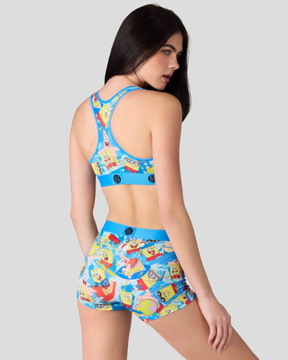 PSD SpongeBob SquarePants - Surfin' - Sports Bra