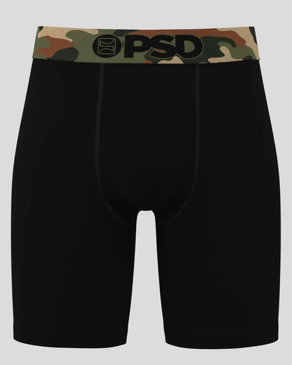 PSD Solids - Army Black - Standard Length - Cotton