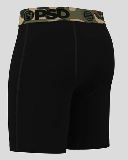 PSD Solids - Army Black - Standard Length - Cotton